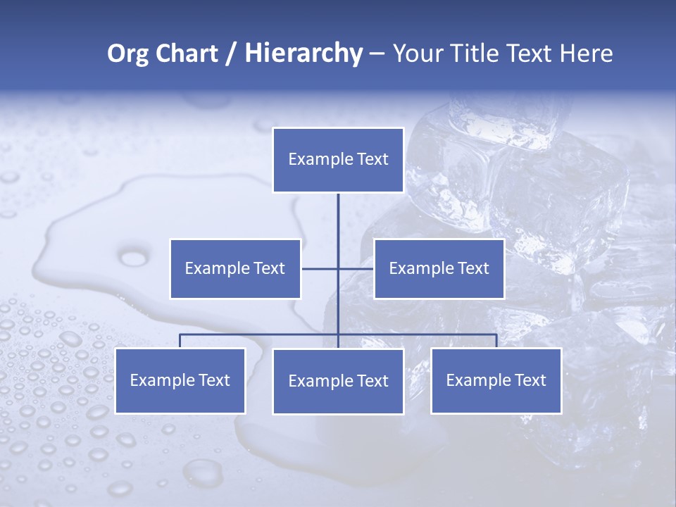 Refrigerator Backgrounds Drop PowerPoint Template
