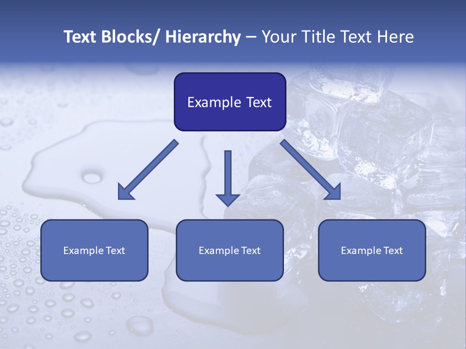 Refrigerator Backgrounds Drop PowerPoint Template