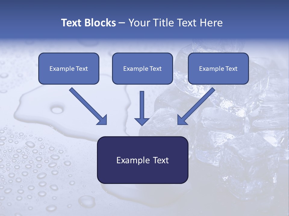 Refrigerator Backgrounds Drop PowerPoint Template