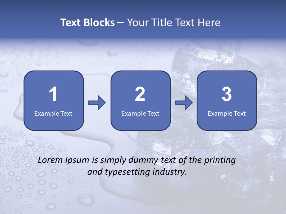 Refrigerator Backgrounds Drop PowerPoint Template