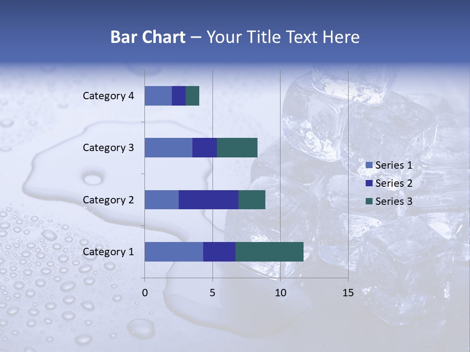Refrigerator Backgrounds Drop PowerPoint Template