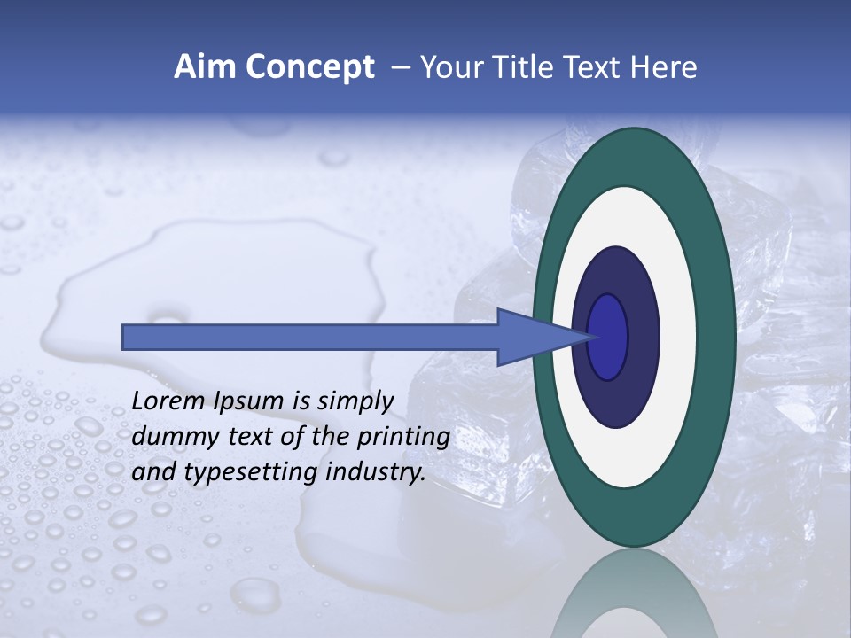 Refrigerator Backgrounds Drop PowerPoint Template