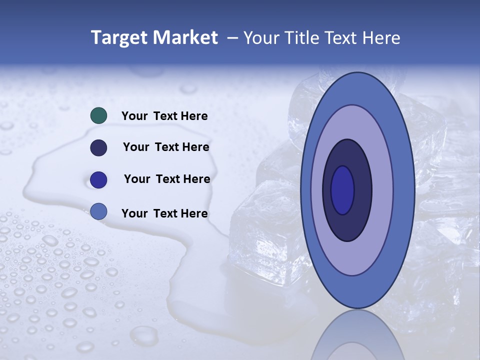 Refrigerator Backgrounds Drop PowerPoint Template