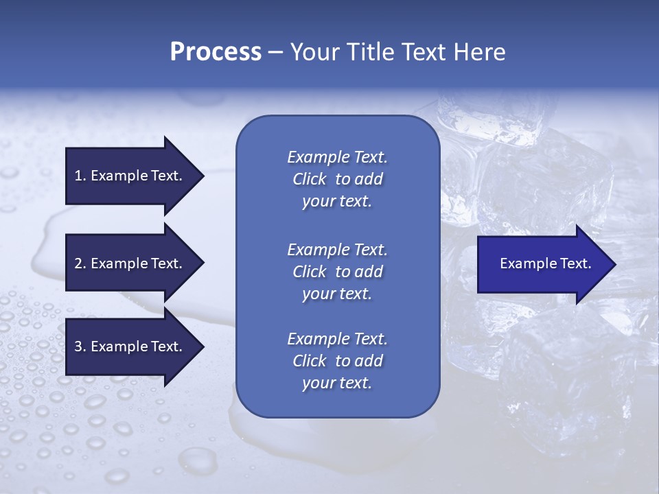 Refrigerator Backgrounds Drop PowerPoint Template