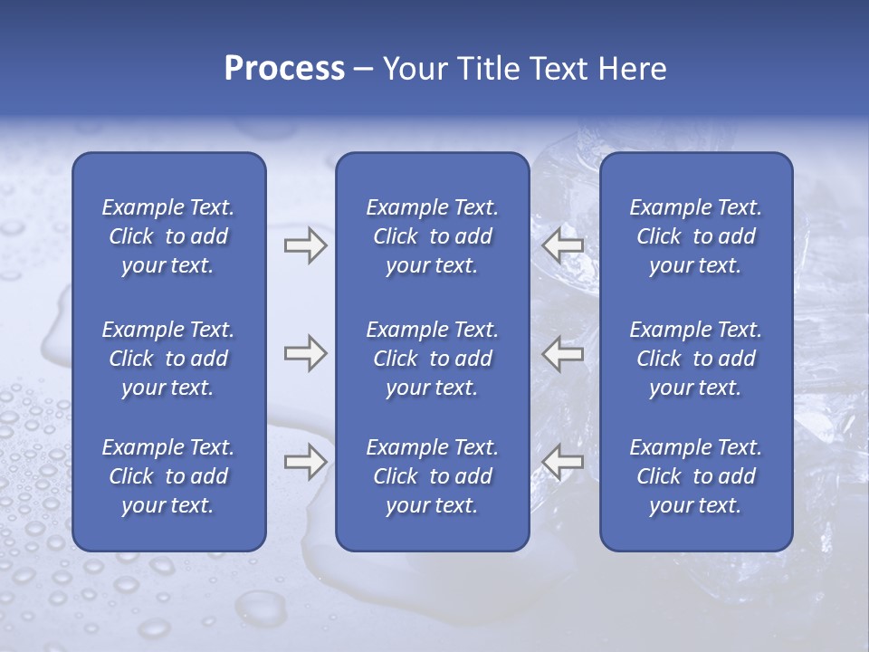 Refrigerator Backgrounds Drop PowerPoint Template