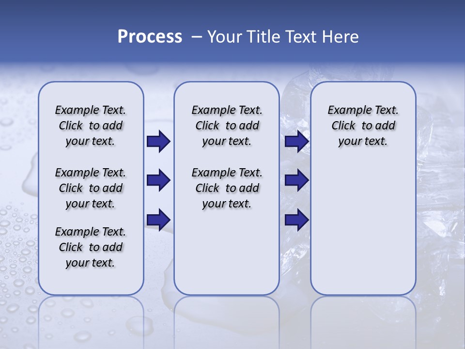 Refrigerator Backgrounds Drop PowerPoint Template