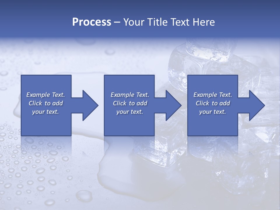 Refrigerator Backgrounds Drop PowerPoint Template