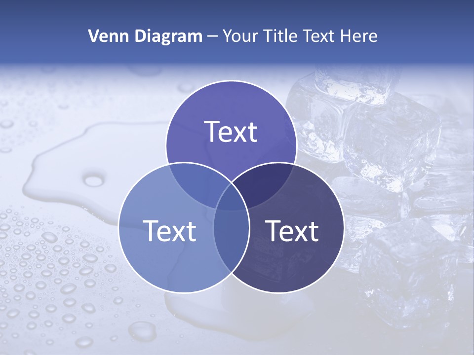 Refrigerator Backgrounds Drop PowerPoint Template