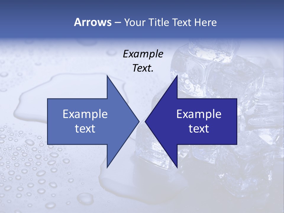 Refrigerator Backgrounds Drop PowerPoint Template