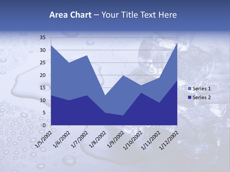 Refrigerator Backgrounds Drop PowerPoint Template