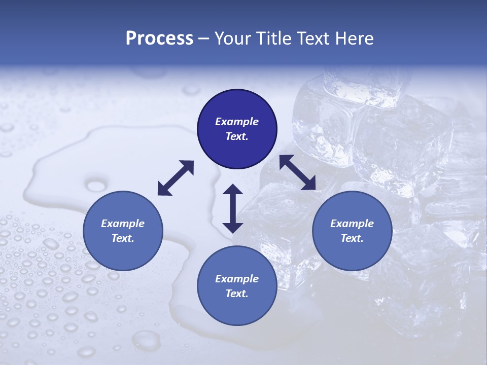 Refrigerator Backgrounds Drop PowerPoint Template