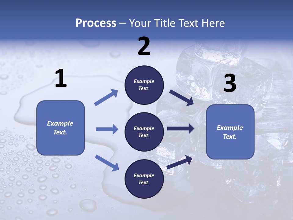 Refrigerator Backgrounds Drop PowerPoint Template