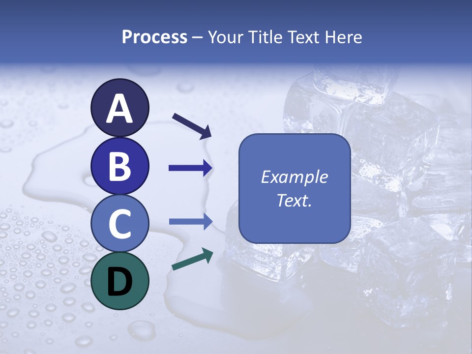 Refrigerator Backgrounds Drop PowerPoint Template