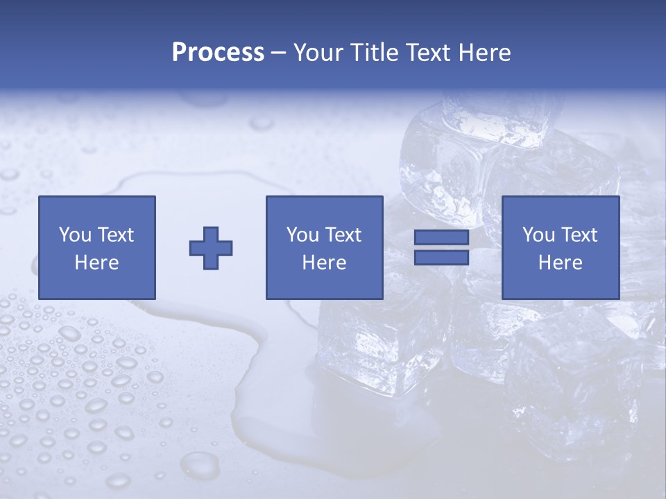 Refrigerator Backgrounds Drop PowerPoint Template