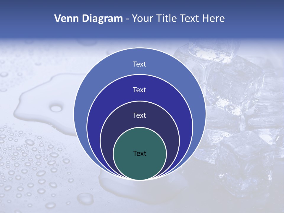 Refrigerator Backgrounds Drop PowerPoint Template