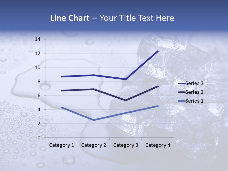 Refrigerator Backgrounds Drop PowerPoint Template