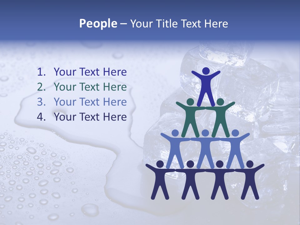 Refrigerator Backgrounds Drop PowerPoint Template