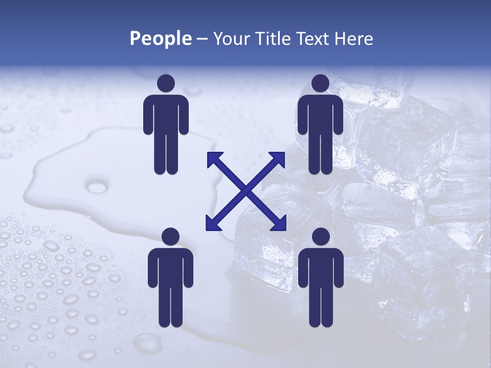 Refrigerator Backgrounds Drop PowerPoint Template