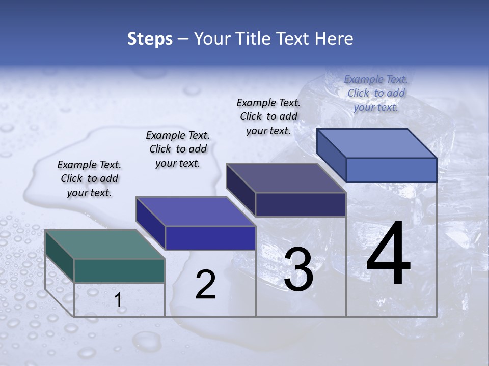 Refrigerator Backgrounds Drop PowerPoint Template
