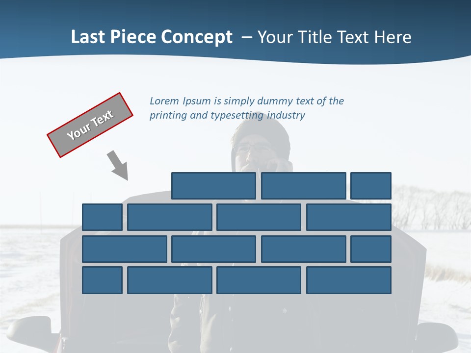 Engine Hood Jeans PowerPoint Template