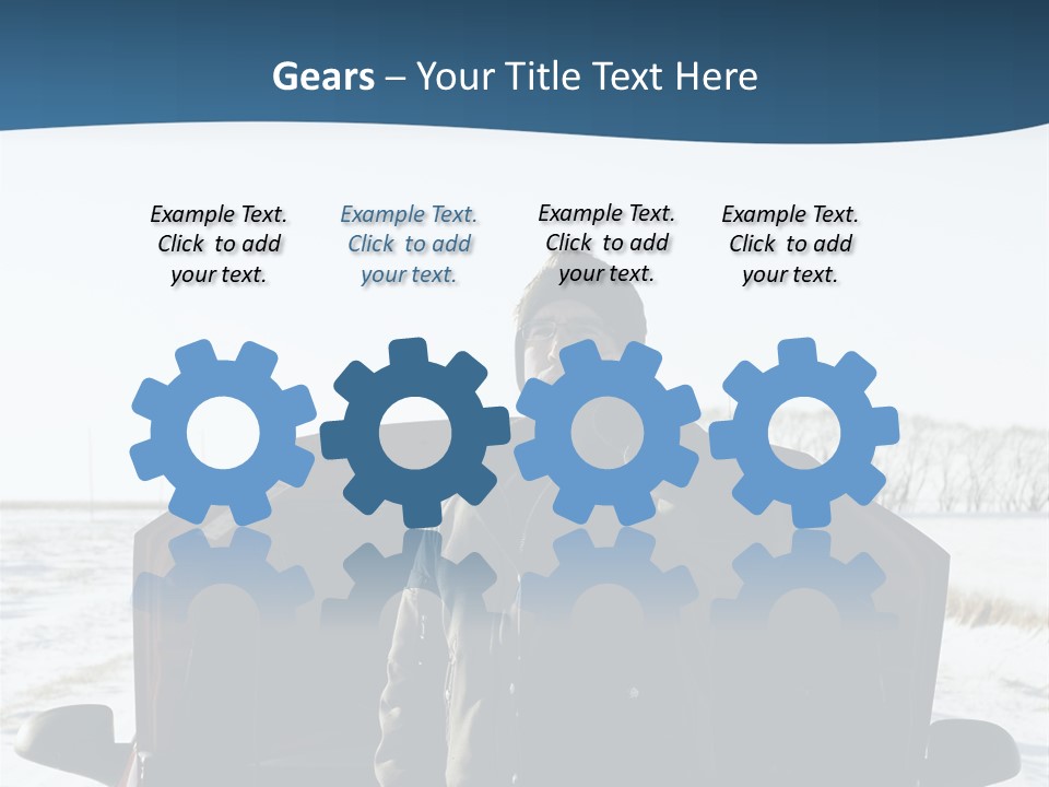 Engine Hood Jeans PowerPoint Template