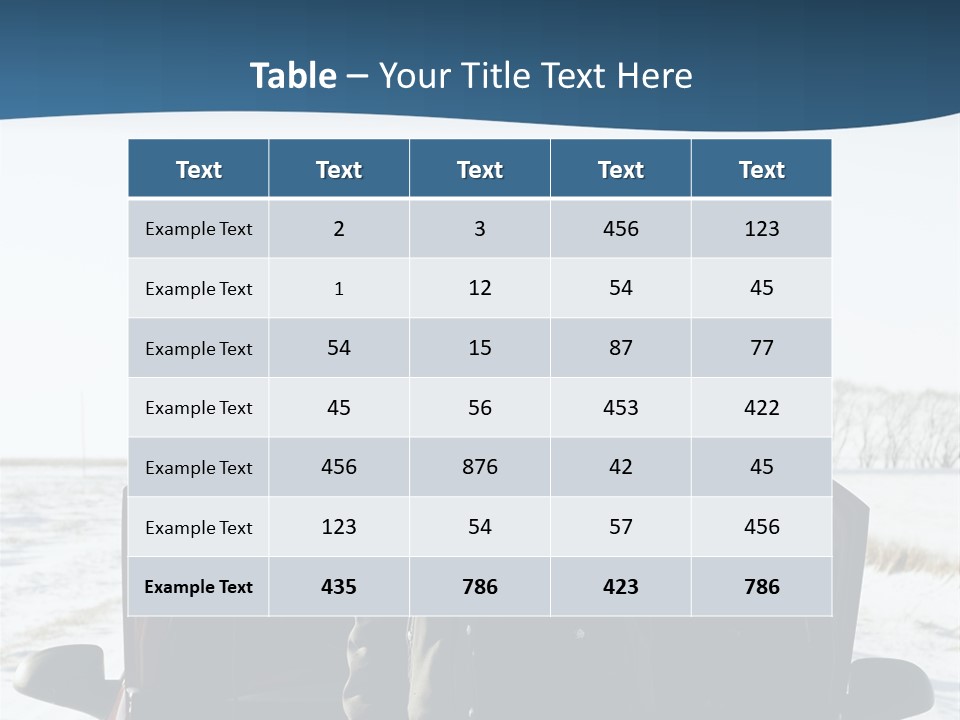Engine Hood Jeans PowerPoint Template