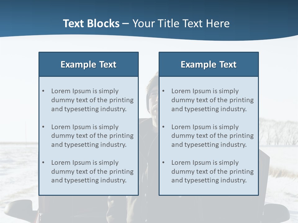 Engine Hood Jeans PowerPoint Template