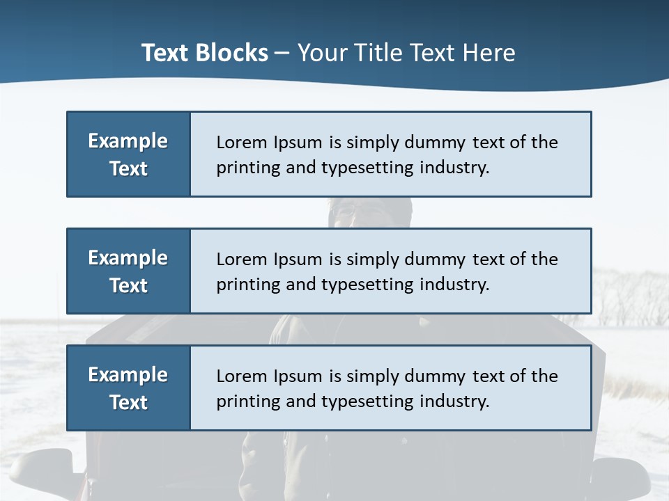 Engine Hood Jeans PowerPoint Template