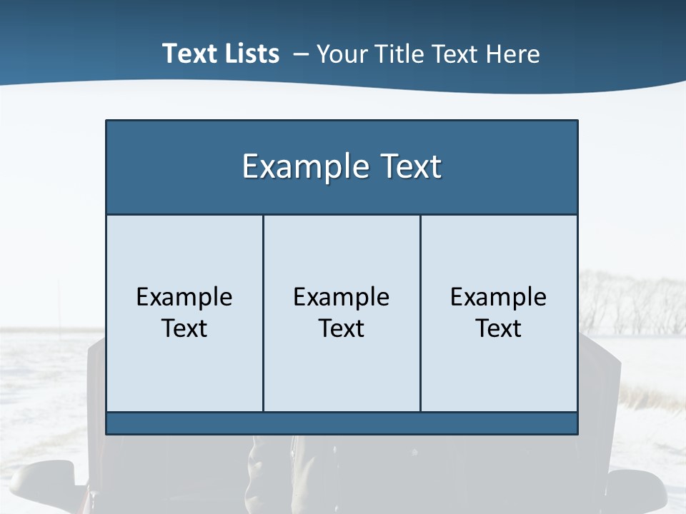 Engine Hood Jeans PowerPoint Template