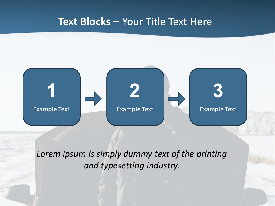 Engine Hood Jeans PowerPoint Template