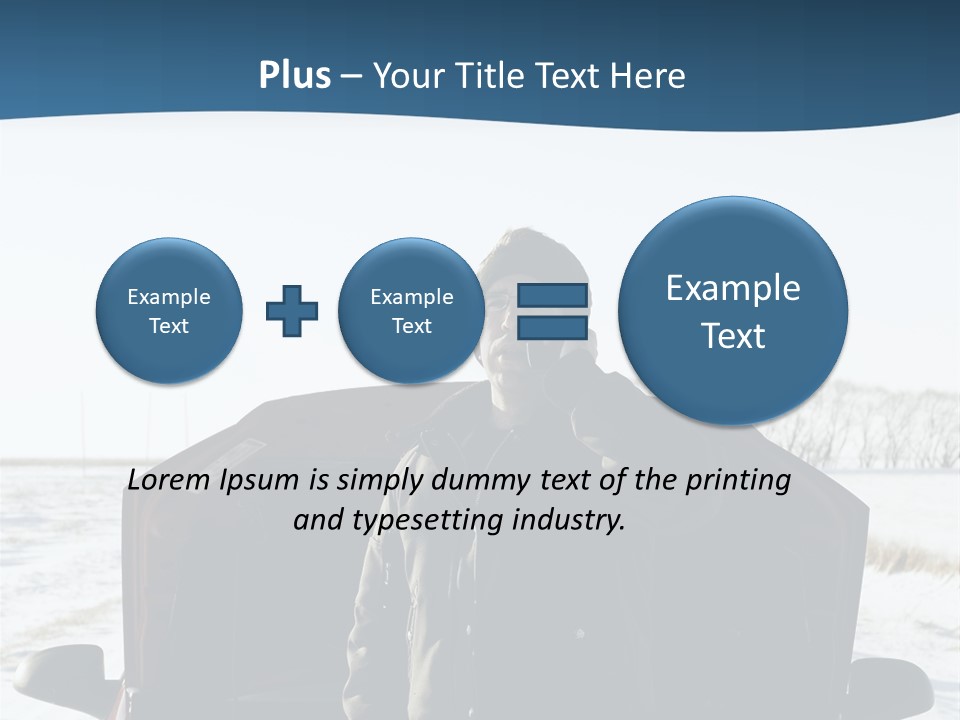 Engine Hood Jeans PowerPoint Template