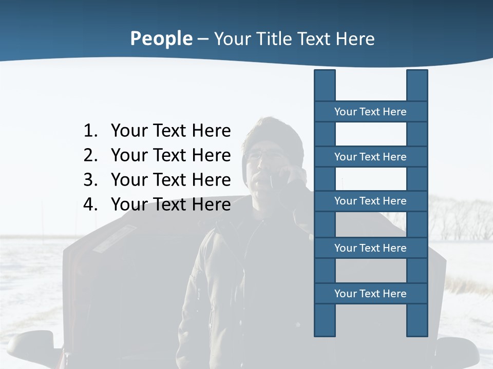 Engine Hood Jeans PowerPoint Template