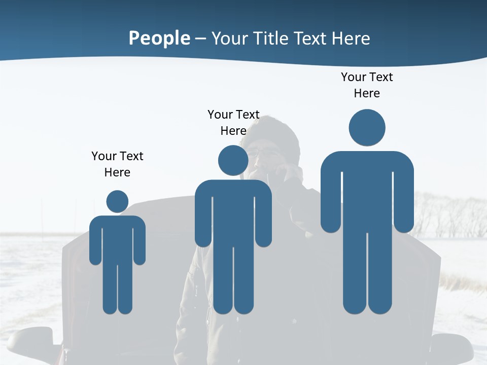 Engine Hood Jeans PowerPoint Template