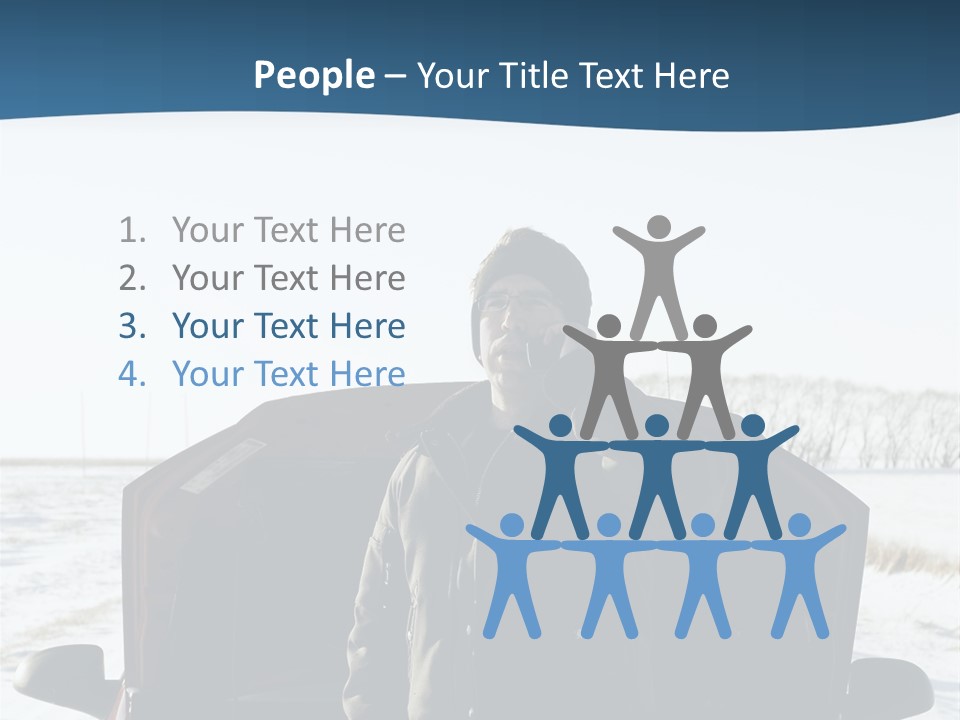 Engine Hood Jeans PowerPoint Template