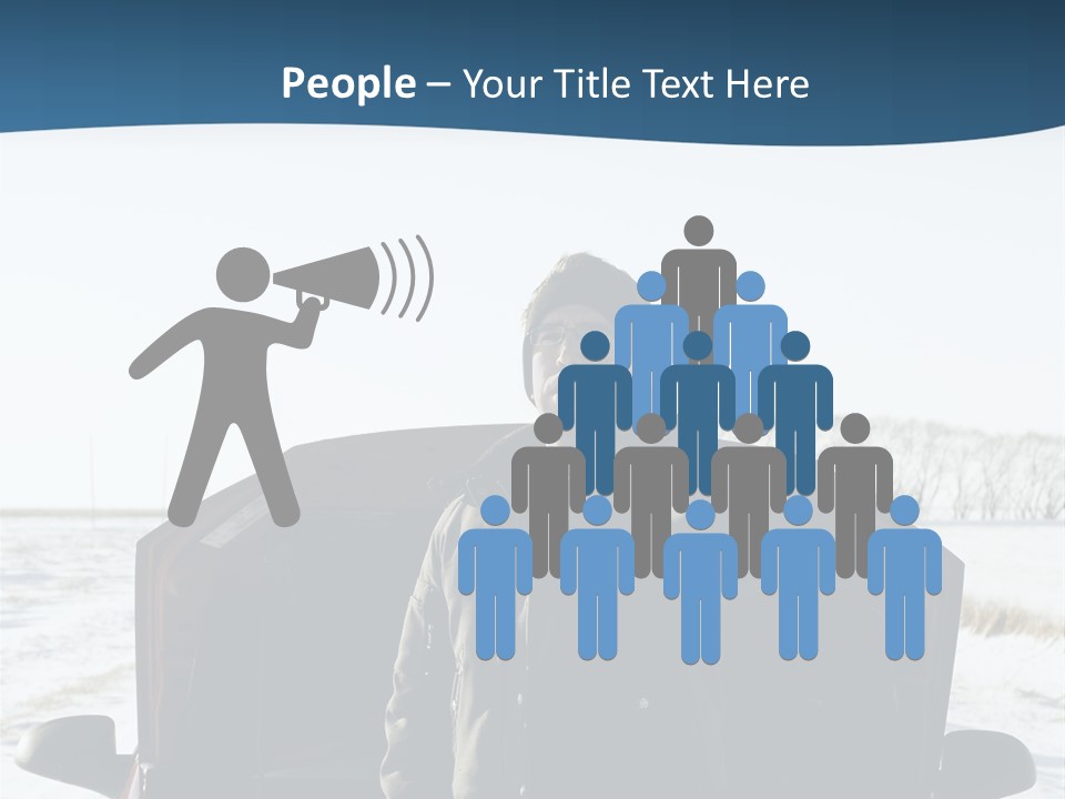 Engine Hood Jeans PowerPoint Template