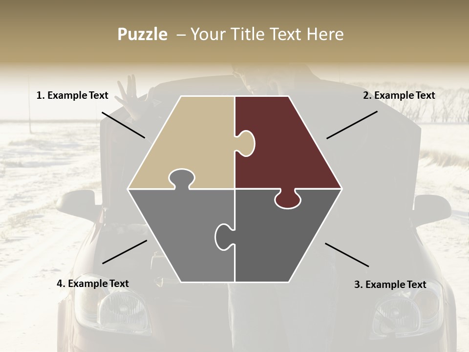 Repair Road Cell PowerPoint Template