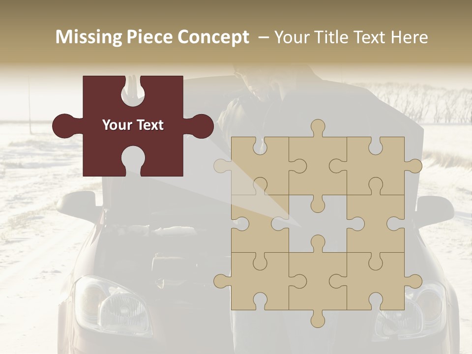 Repair Road Cell PowerPoint Template