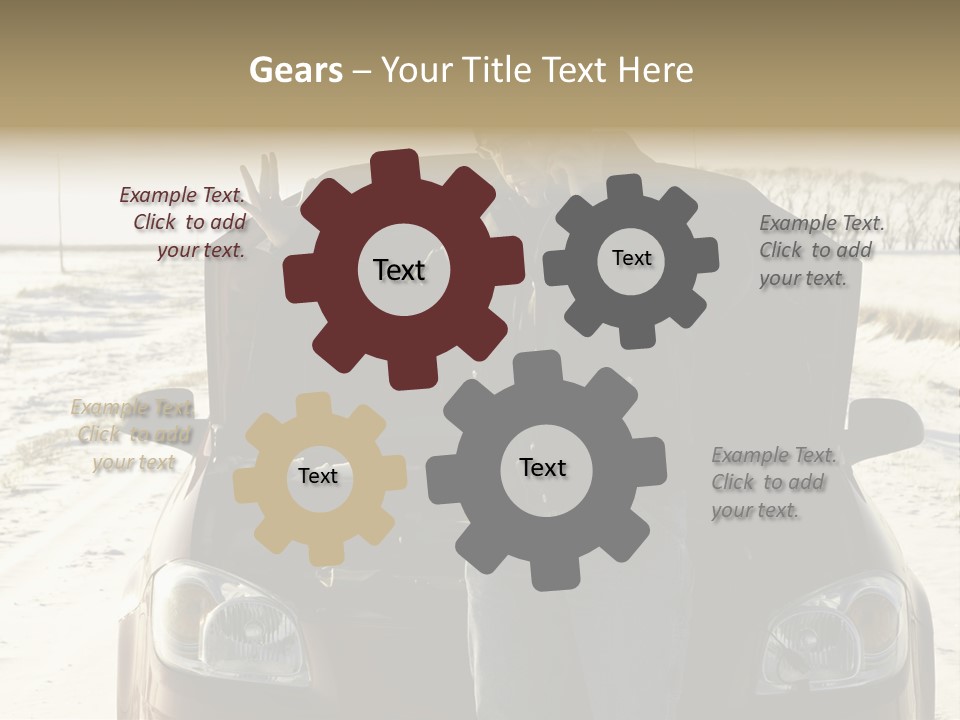 Repair Road Cell PowerPoint Template