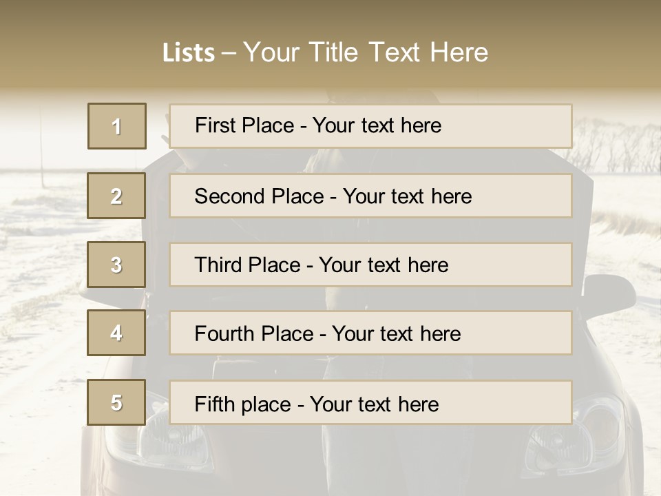 Repair Road Cell PowerPoint Template