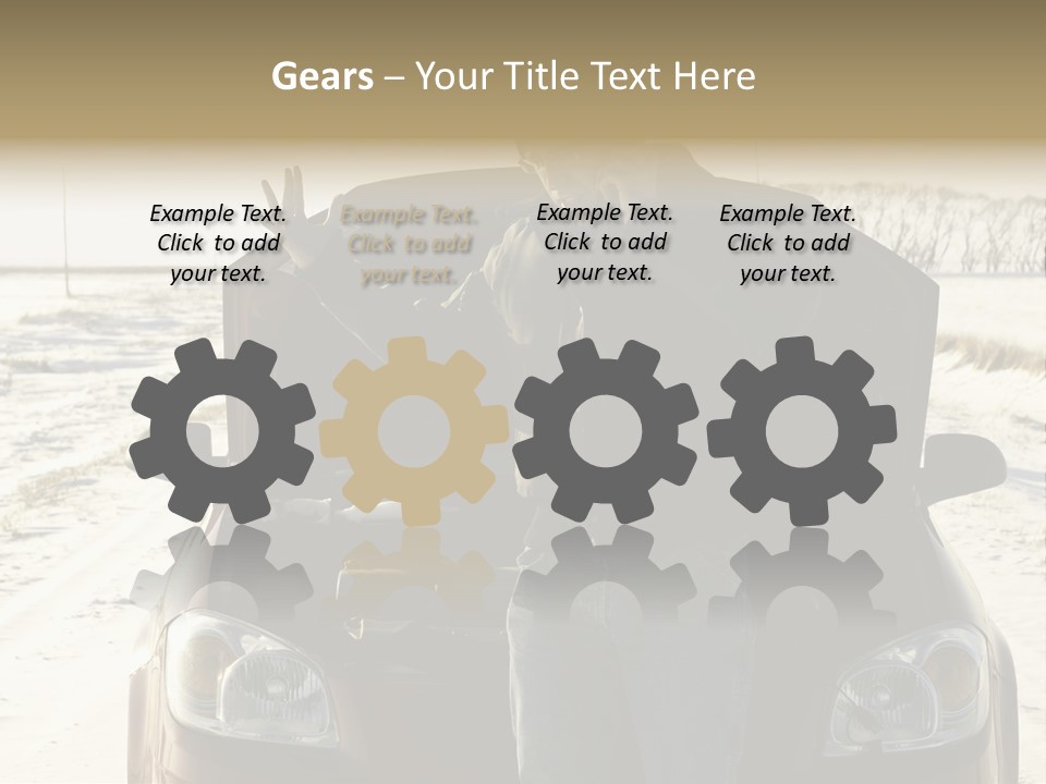 Repair Road Cell PowerPoint Template