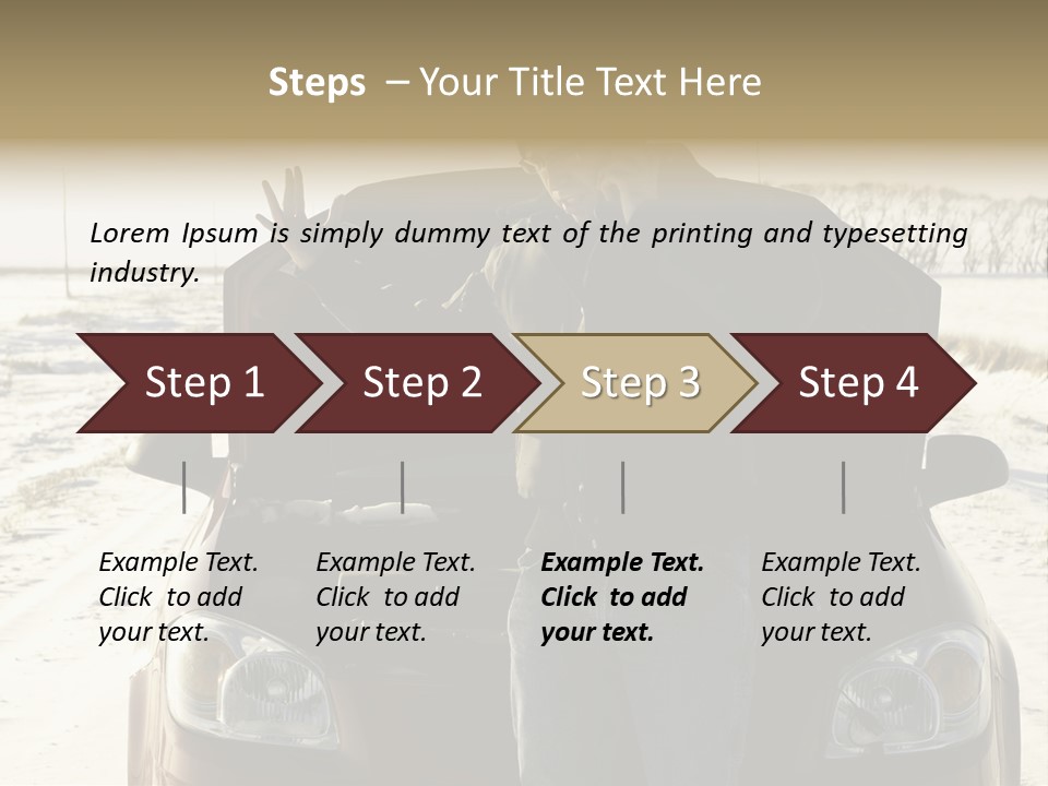 Repair Road Cell PowerPoint Template