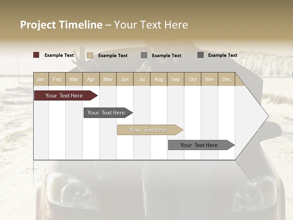Repair Road Cell PowerPoint Template
