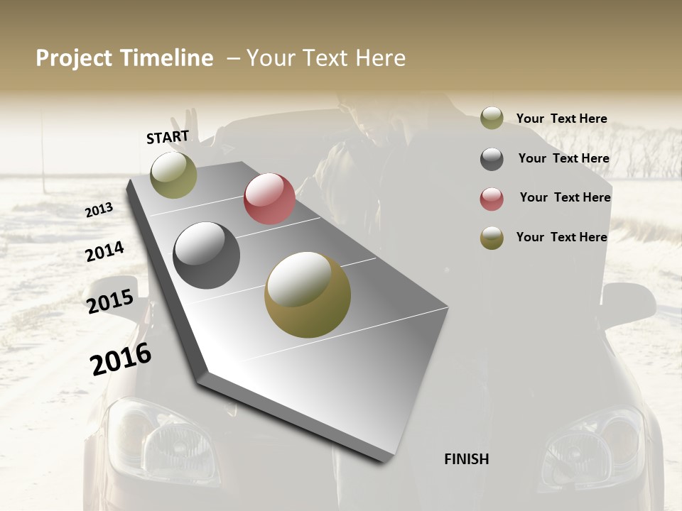 Repair Road Cell PowerPoint Template