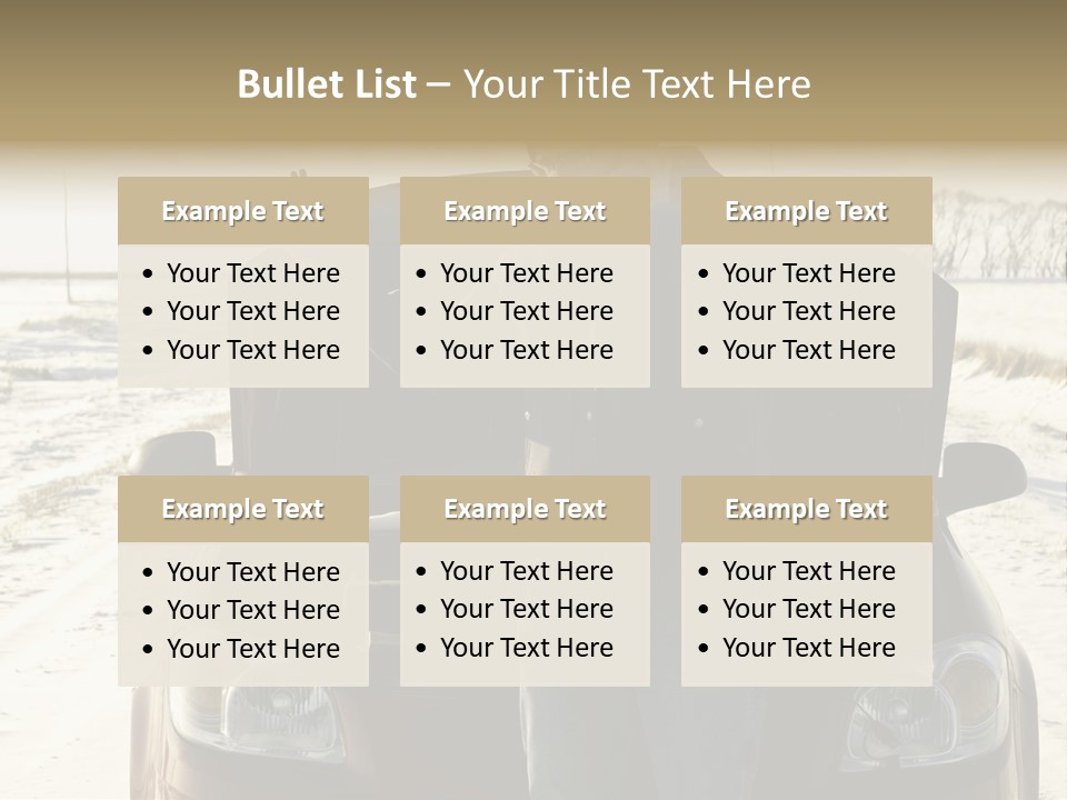 Repair Road Cell PowerPoint Template