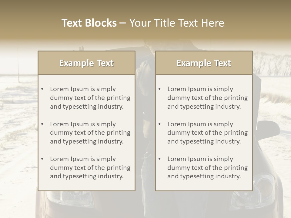 Repair Road Cell PowerPoint Template