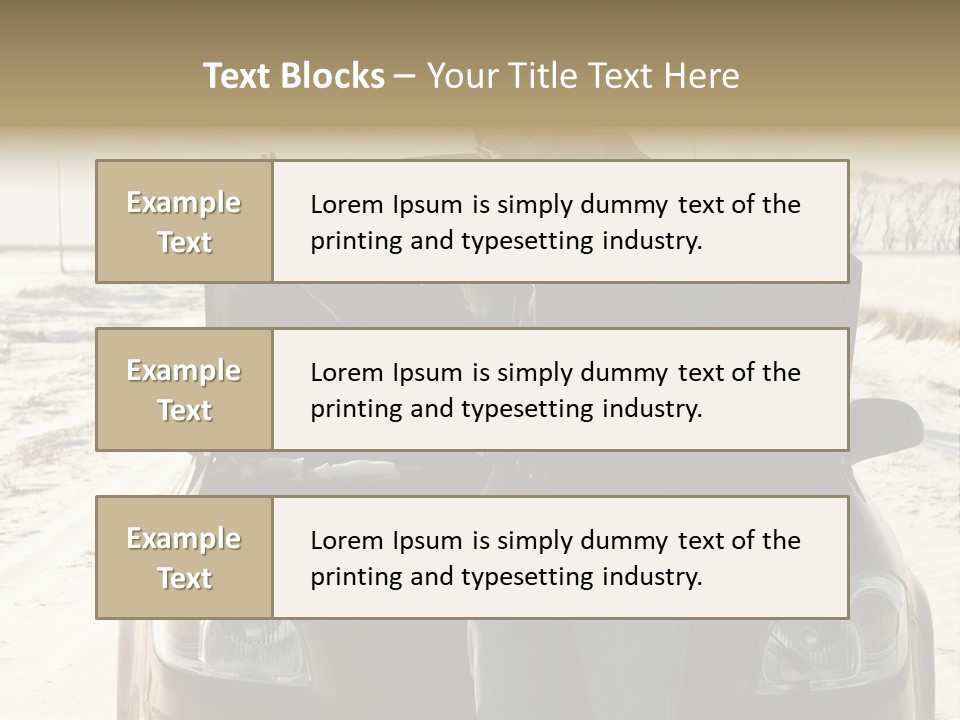 Repair Road Cell PowerPoint Template