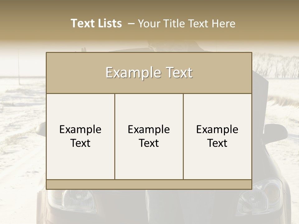 Repair Road Cell PowerPoint Template