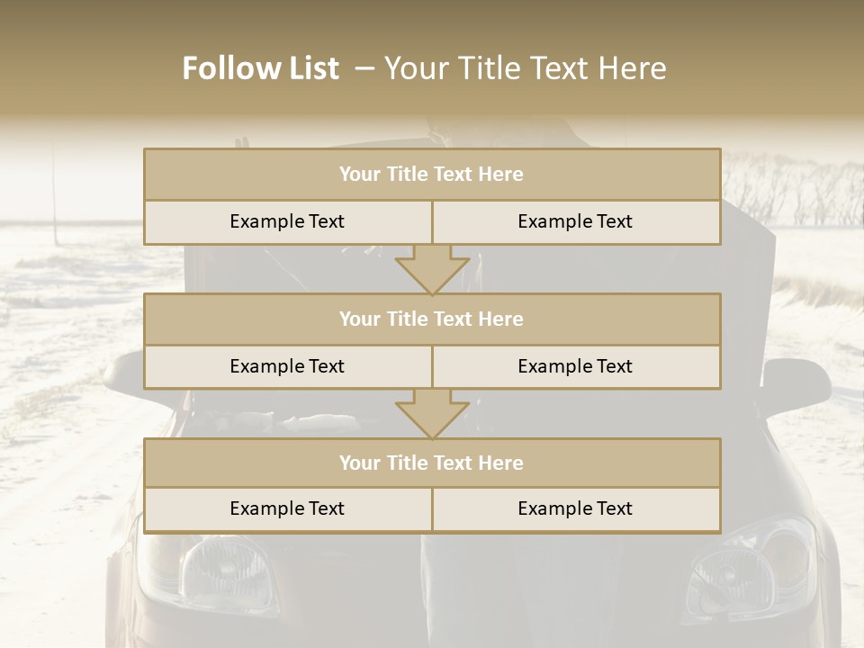 Repair Road Cell PowerPoint Template