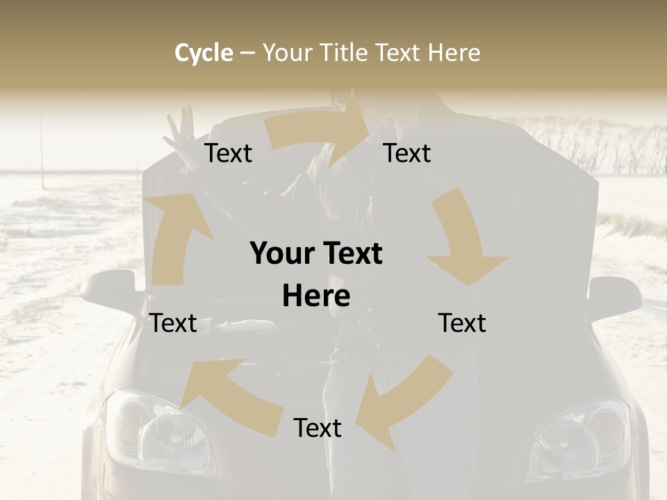 Repair Road Cell PowerPoint Template
