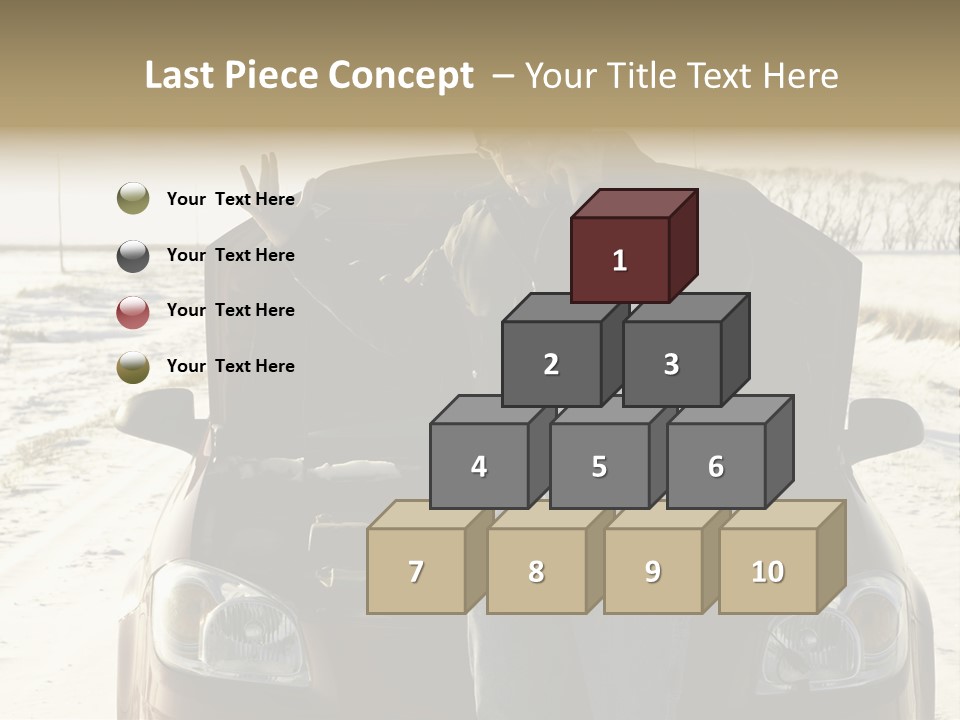 Repair Road Cell PowerPoint Template